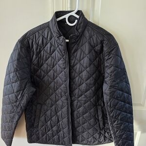 Barbour Men's Dark Quilted Puffer Jacket